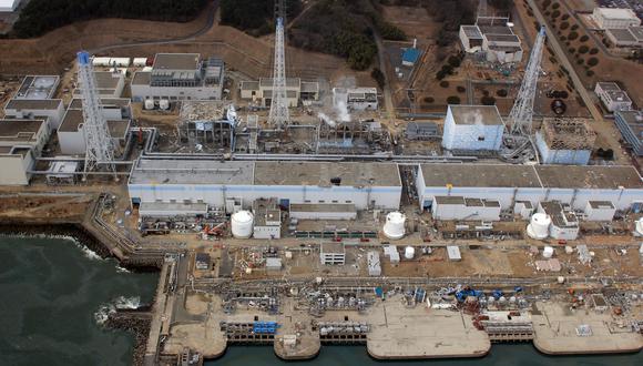 La dañada planta nuclear Fukushima Daiichi de Tokyo Electric Power Co (TEPCO) en Okuma, prefectura de Fukushima. (Foto de AIR PHOTO SERVICE / AFP)
