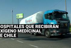 ¿Qué hospitales tendrán acceso al oxígeno medicinal importado de Chile?