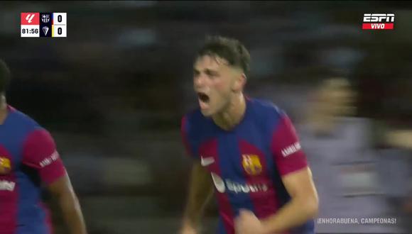 El mediocampista español rompió el cero y anotó para darle al Barcelona su primera victoria en LaLiga EA Sports.