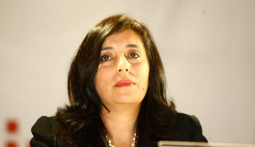 Rossana Echeandía en la época en que se desempeñaba como editora de la Mesa Central. (Foto: El Comercio)