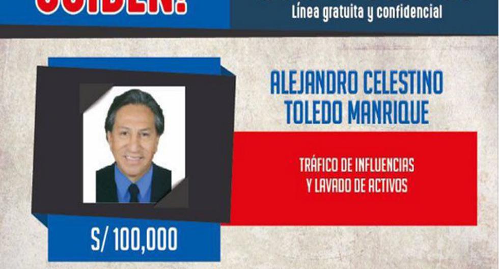 El ministro del Interior, Carlos Basombrío, anunció hoy que se fijó en 100 mil soles como recompensa, a nivel mundial, para quien proporcione información sobre la ubicación de Toledo. (Foto: Ministerio del Interior)