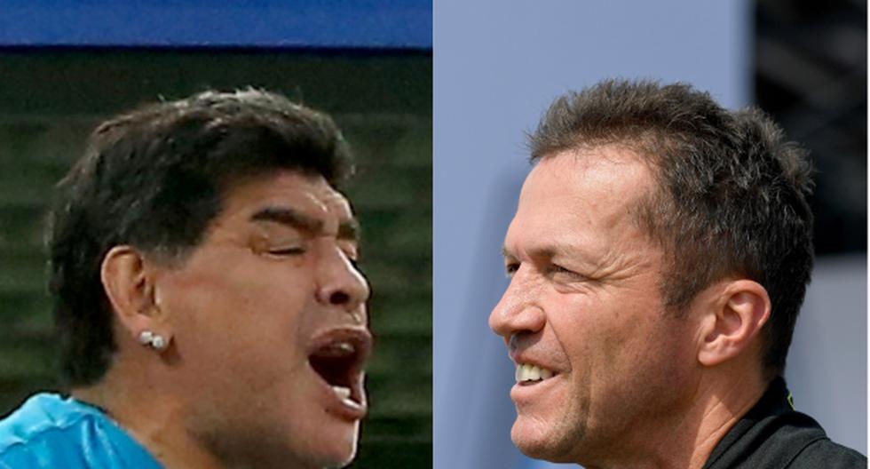 Lothar Matthaus no tuvo problemas para criticar abiertamente a Diego Maradona por su actuar en el partido entre Argentina y Nigeria. (Foto: Getty Images)