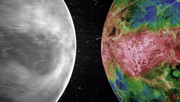 Superficie de Venus según las imágenes de la misión Solar Parker de la NASA. (NASA)