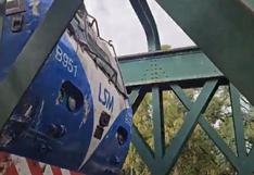 Argentina: decenas de heridos deja choque de tren con una locomotora en Buenos Aires