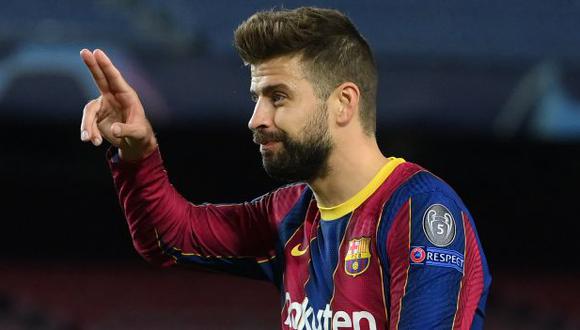 Gerard Piqué no juega desde el 21 de noviembre pasado, en el Barcelona-Atlético de Madrid. (Foto: AFP)