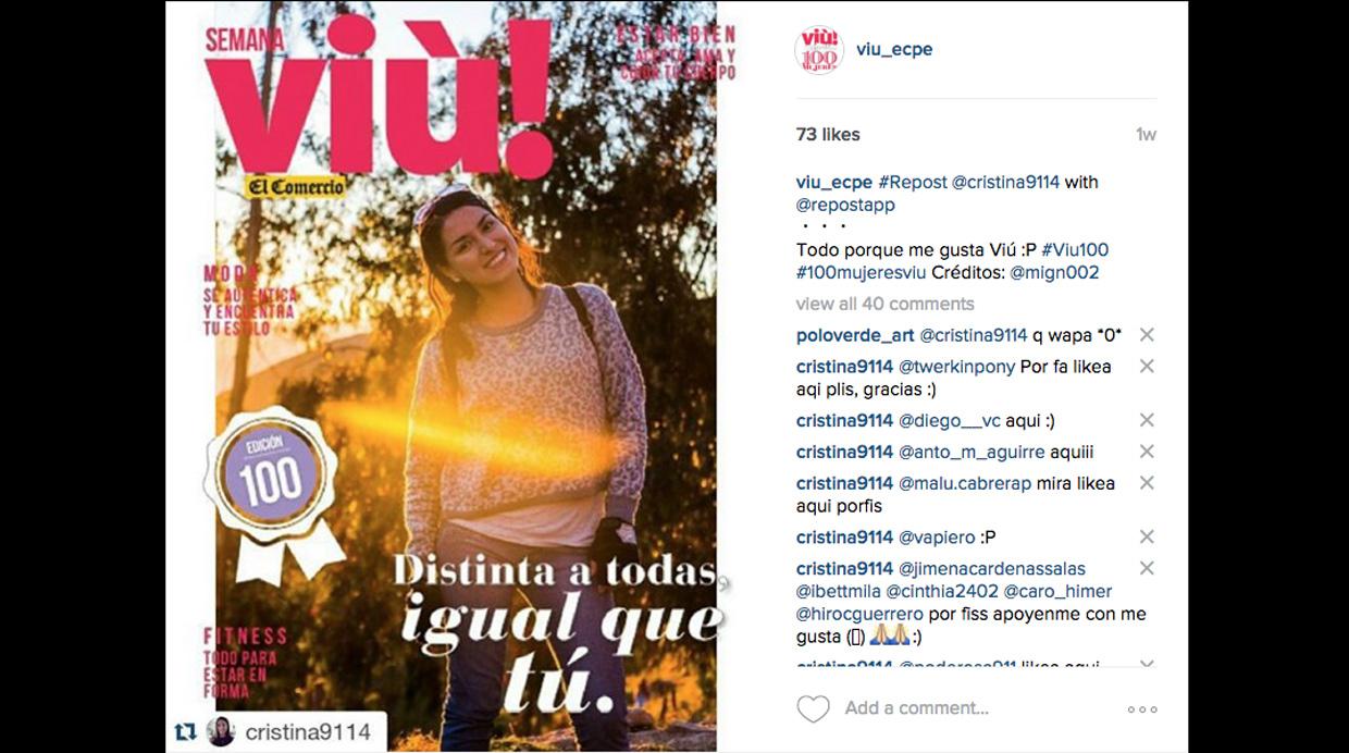 Ella es la ganadora del concurso de la chica de portada Viù! - 4