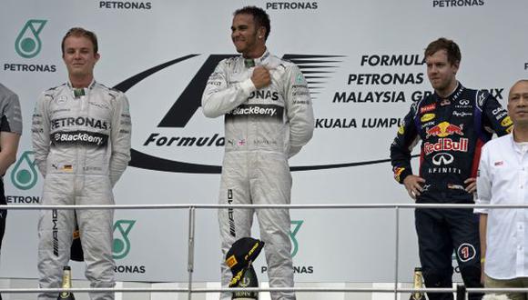 Fórmula 1: Lewis Hamilton fue el más rápido en Malasia