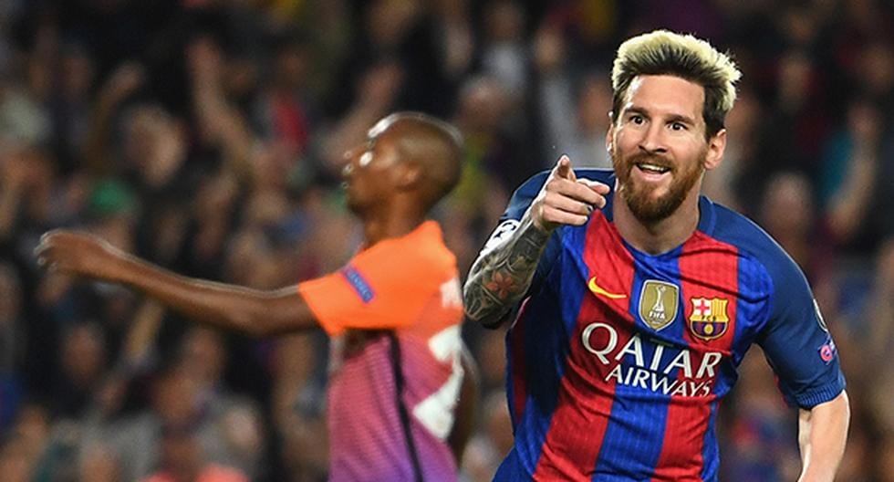 Lionel Messi fue la estrella indiscutible del triunfo del FC Barcelona ante Manchester City por la Champions League. El argentino anotó un hat trick. (Foto: Getty Images)