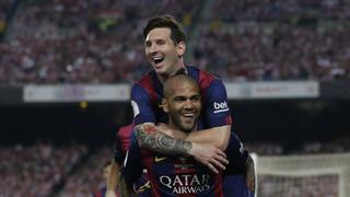 Dani Alves: “Cuando Messi pierde es normal que se enfade, quiere ganar siempre, es como yo”