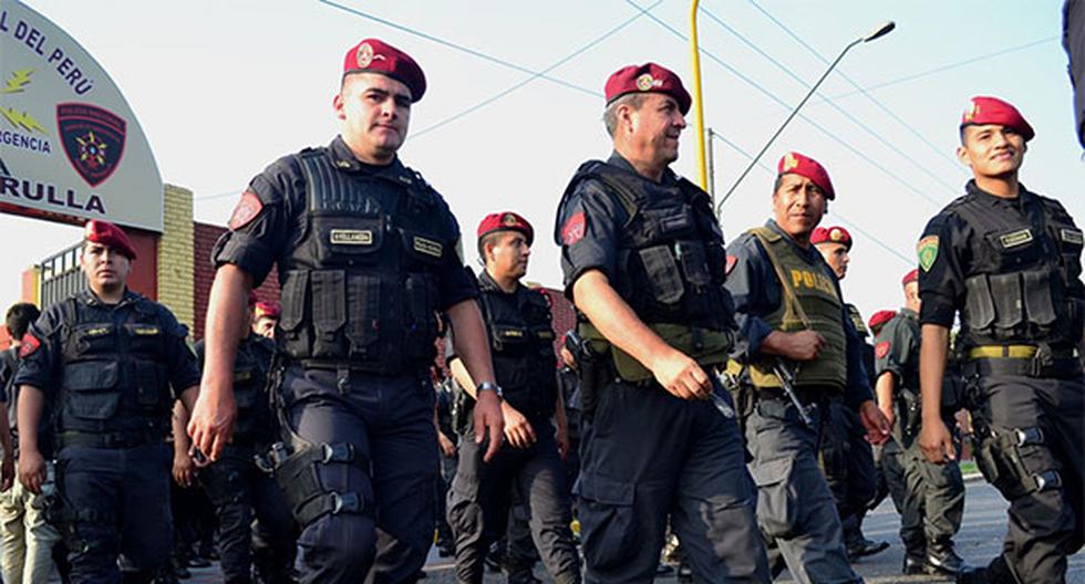 En el Perú hay un solo efectivo de la Policía Nacional por cada 240 habitantes, según un estudio del Mininter. (Foto: Agencia Andina)