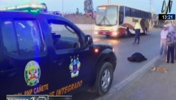 Vehículo del Gobierno Regional de Lima atropelló y mató a mujer