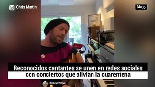 Reconocidos cantantes ofrecen conciertos en redes sociales para aliviar la cuarentena