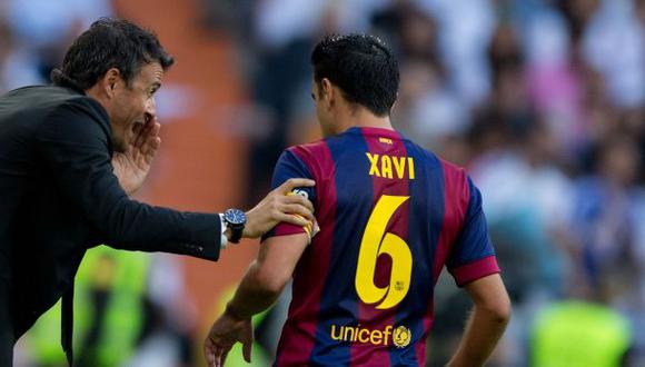 Luis Enrique: "Si Xavi tuviera 25 años, le renovaría 25 más"