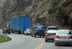 Perú: Carretera Central cerrada hasta el domingo por lluvias