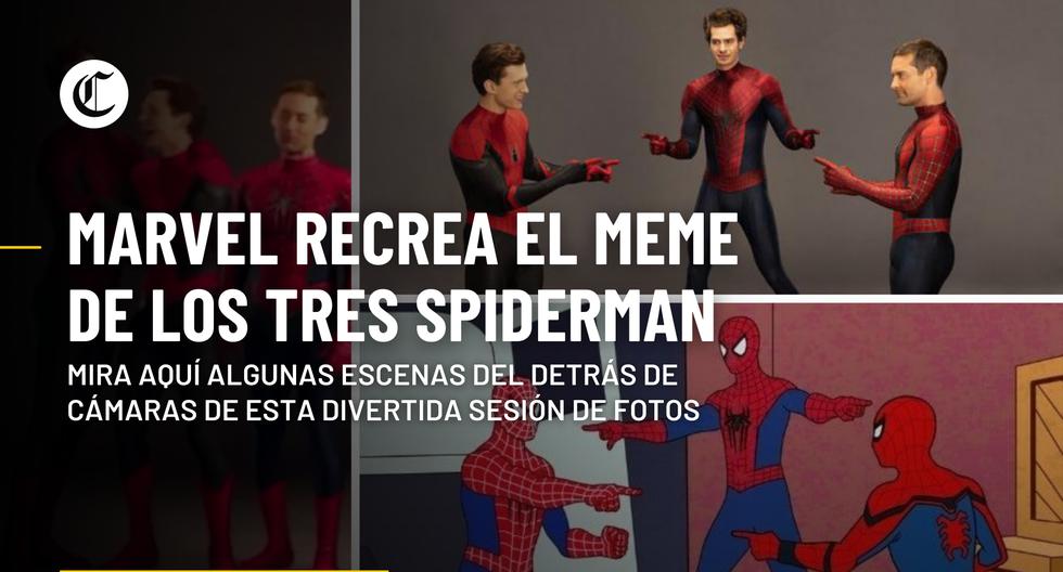 Marvel hace realidad el meme de los tres Spiderman en contenido exclusivo  de “Spider-Man: No Way Home” | Marvel | Sony Pictures | Tom Holland | Tobey  Maguire | Andrew Garfield |