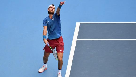 Karen Khachanov no gana un torneo ATP desde la temporada 2018. (AFP)