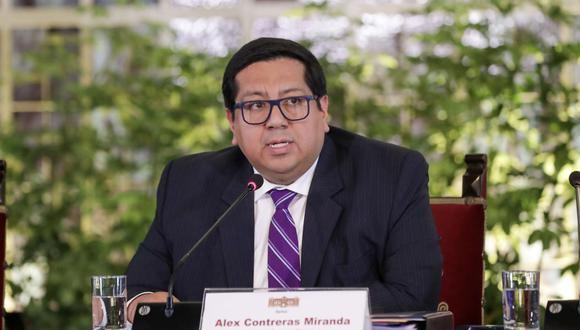 Alex Contreras señaló que una censura al ministro Vicente Romero afectaría el trabajo para combatir la inseguridad ciudadana. (Foto: Agencias