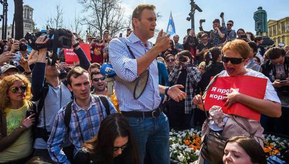 Según Navalni, el Kremlin, por cuestiones "simbólicas" y "de principios", no quiere que él asista a la lectura de la sentencia. (Foto: EFE)