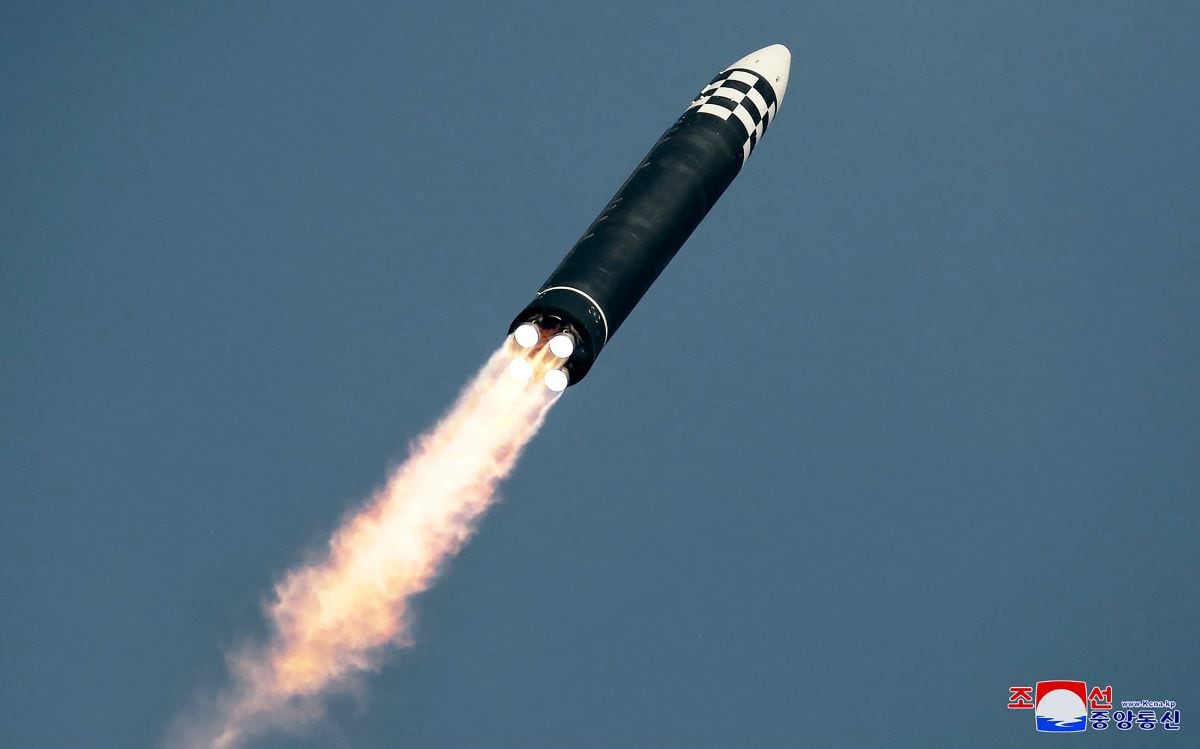 North Korea's new type of intercontinental ballistic missile (ICBM).  (AFP).
