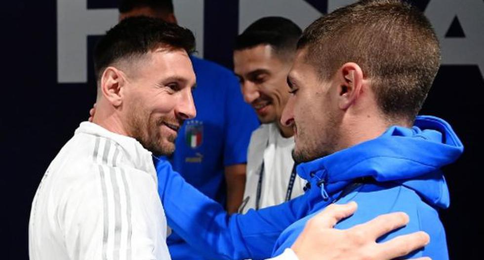 Argentina vs.  Italia: incontro amichevole tra Lionel Messi, Di Maria e altri argentini con Verratti, Donnarumma e gli italiani in vista della finale |  Video |  AR |  RMMD |  Sport totali