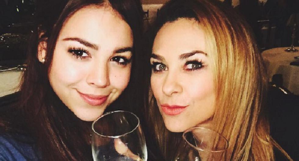 Aracely Arámbula y Danna Paola fueron madre e hija durante la telenovela La Doña que se transmitió en Telemundo. (Foto: Instagram)