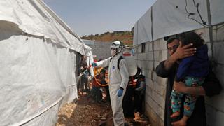 La “catástrofe” del coronavirus acecha los campamentos de desplazados de Siria | FOTOS