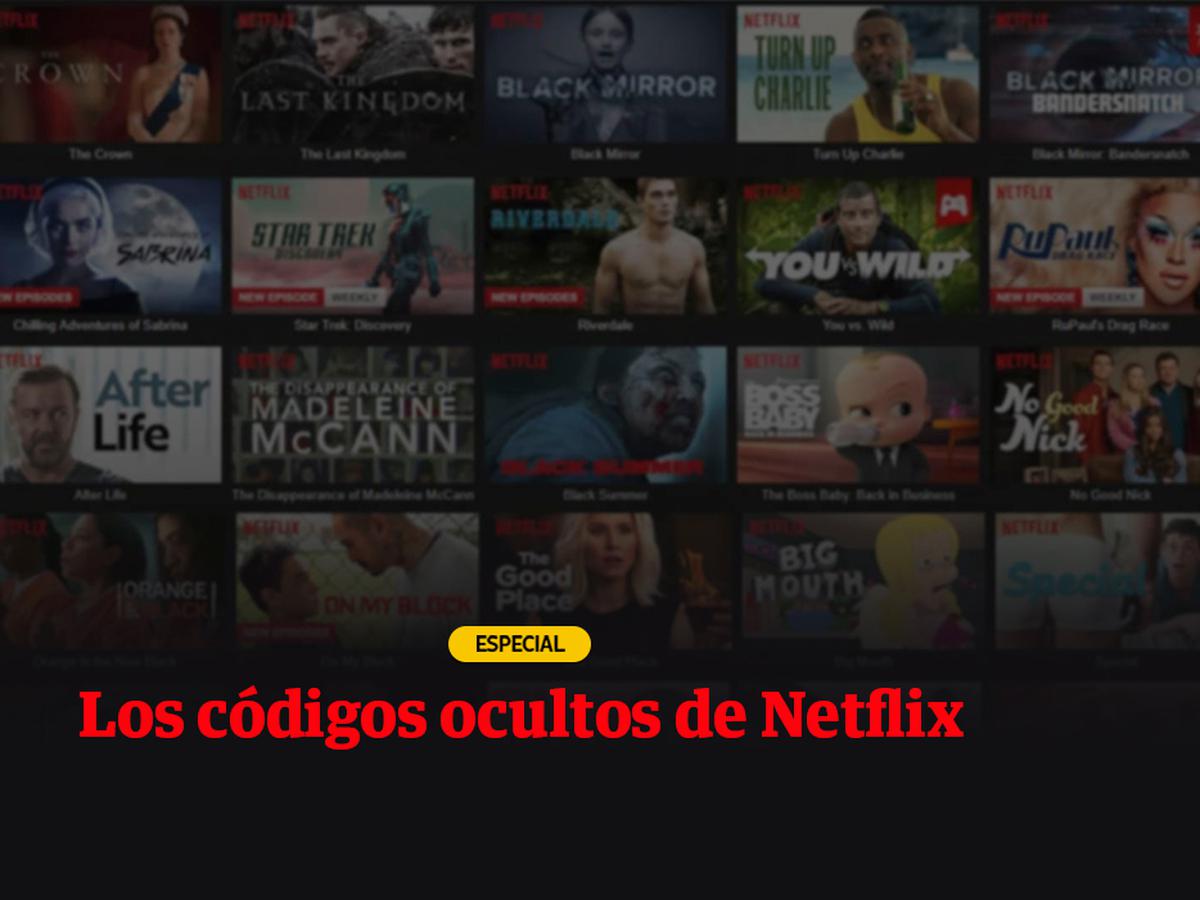 Netflix y la lista actualizada de códigos secretos para ver series y  películas ocultas, SALTAR-INTRO