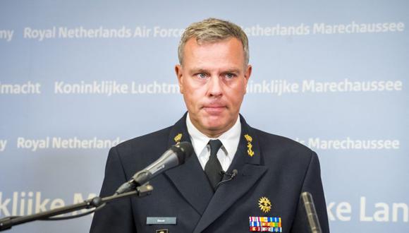 El teniente almirante Rob Bauer. (Foto: Lex van LIESHOUT / ANP / AFP)