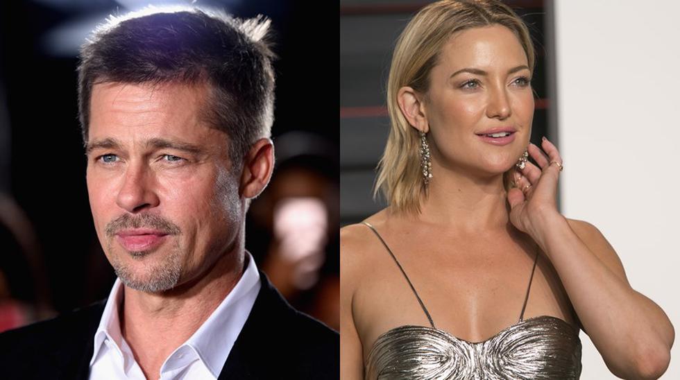 Brad Pitt (53), tras separarse de Angelina Jolie, ahora sale con Kate Hudson (37). (Fotos: AFP)