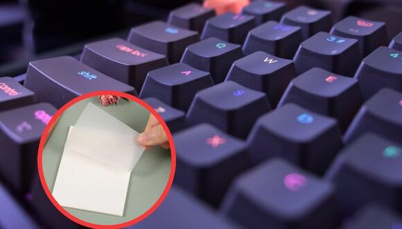 Truco casero para limpiar teclado del ordenador con una nota adhesiva, RESPUESTAS