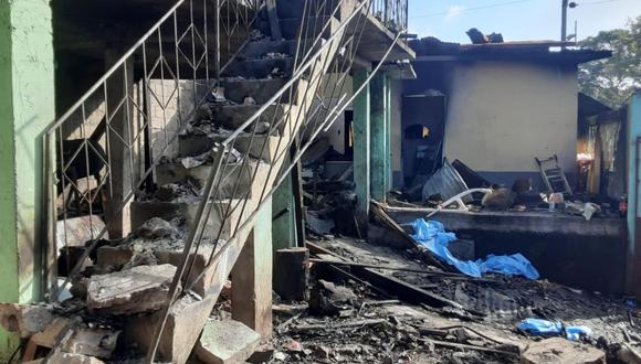 La trágica explosión en una cohetería artesanal registrada el 26 de octubre en San José de Copán, en el occidente de Honduras, aun va dejando víctimas mortales. (Foto de Twitter / @CopecoHonduras1)