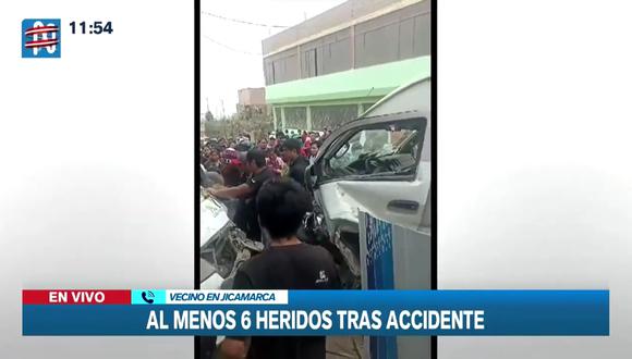 Nuevo accidente vehicular se registró en Jicamarca. (Foto: Canal N)
