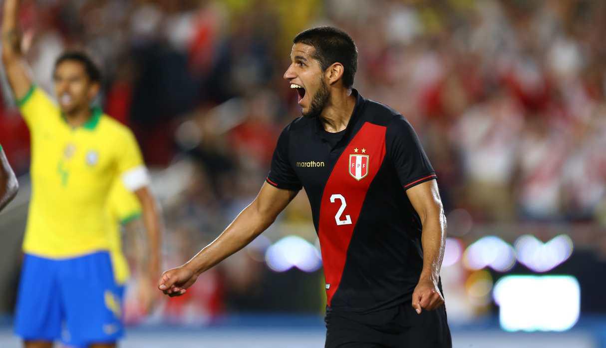 PARTIDO AMISTOSO INTERNACIONAL DE LA SELECCION PERUANA DE FUTBOL VS SELECCION DE BRASIL, JUGADO EN EL MEMORIAL COLISEUM DE LA CIUDAD DE LOS ANGELES, USA.