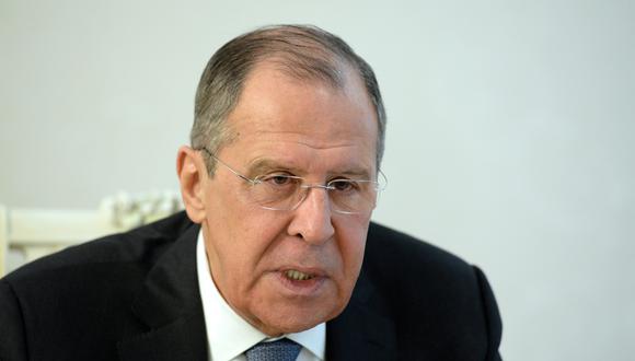 Serguei Lavrov, canciller de Rusia. (Foto: Reuters)
