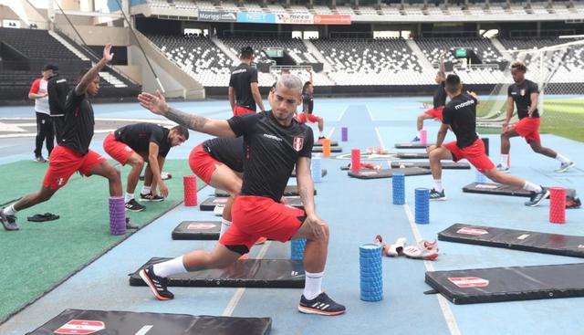 La selección peruana trabajó este lunes con miras a su segundo partido por la Copa América 2019 ante Bolivia. (Foto: Twitter @SeleccionPeru)