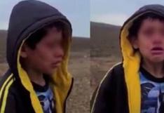 “¿Me puede ayudar? Tengo miedo”: el impactante video del niño migrante que fue abandonado en la frontera de EE.UU.