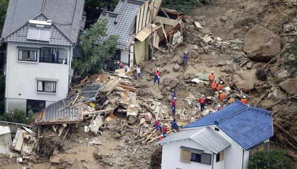 Japón: Mueren 18 en Hiroshima por las lluvias torrenciales