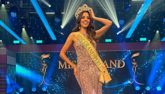 La modelo peruana Luciana Fuster ganó el certamen Miss Grand Perú 2023 y competirá por la corona internacional. (Foto: Instagram)
