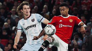 Manchester United - West Ham: resultado y resumen de la Carabao Cup