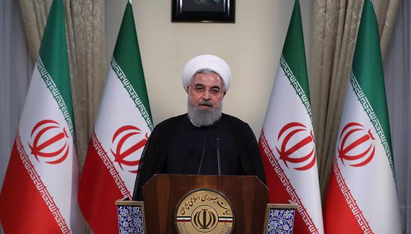 El presidente de Irán calificó como "guerra psicológica" la decisión de Estados Unidos de abandonar el acuerdo y reinstalar las sanciones económicas en su contra. (Foto: AFP)