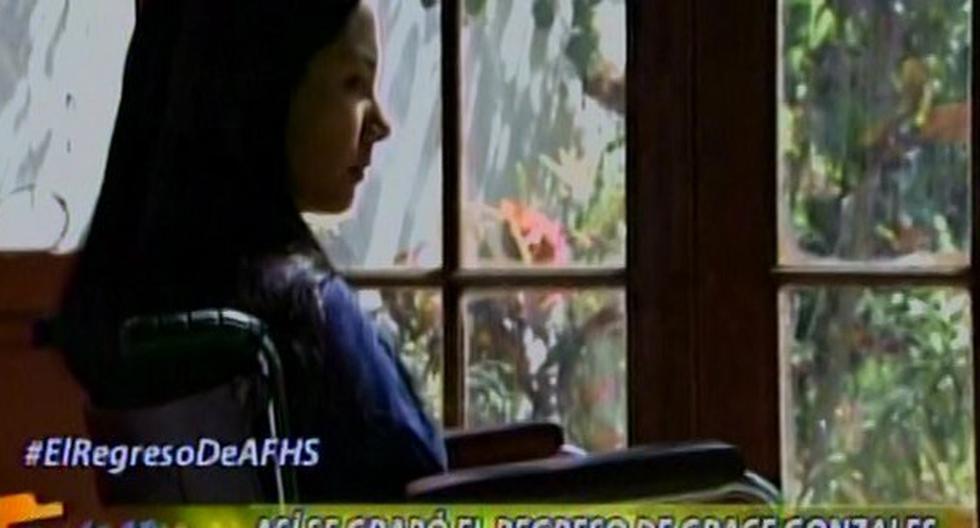Al Fondo Hay Sitio retorna en marzo y América TV reveló el detrás de cámaras del retono de Grace. (Foto: Captura de América TV)