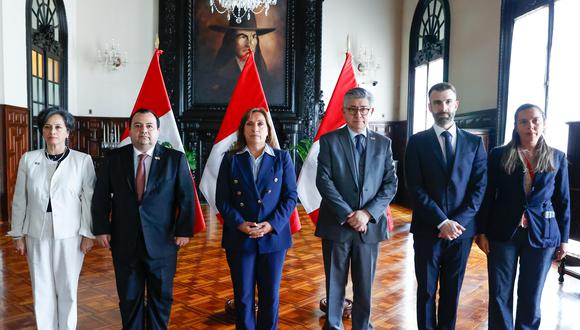 Dina Boluarte se reunió en Palacio de Gobierno con representantes de la CIDH