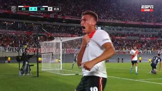 Liquidó el partido: Braian Romero puso el 4-0 de River Plate vs. Gimnasia | VIDEO