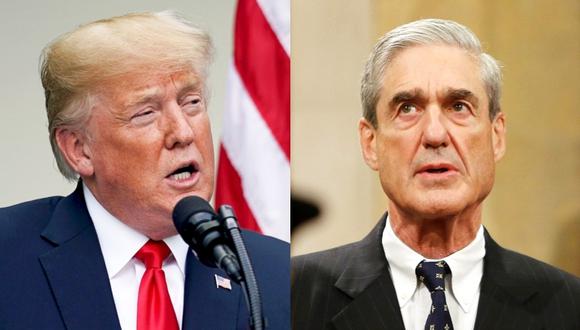 Donald Trump, presidente de Estados Unidos, y Robert Mueller, fiscal especial del Rusiagate. (Foto: Reuters)