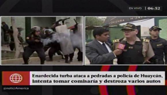 Huaycán: 36 adultos y 6 menores intervenidos tras disturbios