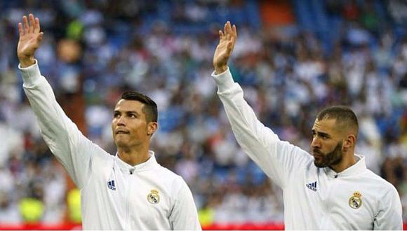 Karim Benzema elogió a Cristiano Ronaldo: “Es el mejor jugador con el que he compartido equipo”