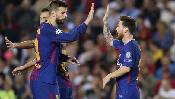 Messi y Piqué no fueron convocados al duelo por la Copa del Rey, Quique Setién explicó las razones [Foto: AFP]