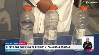 Minsa alerta que 29 persona fallecieron por tomar alcohol metílico mezclado en cañazo y aguardiente