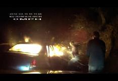 EE.UU: Conductor recibe disparo con taser y su auto explota (VIDEO)