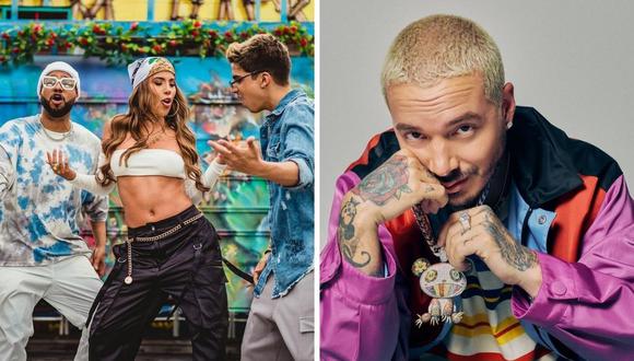 Yahaira Plasencia se mostró feliz al ver que el colombiano J Balvin reconoció a su tema "ULala". (Foto: Instagram / @yahairaplasencia / @jbalvin).